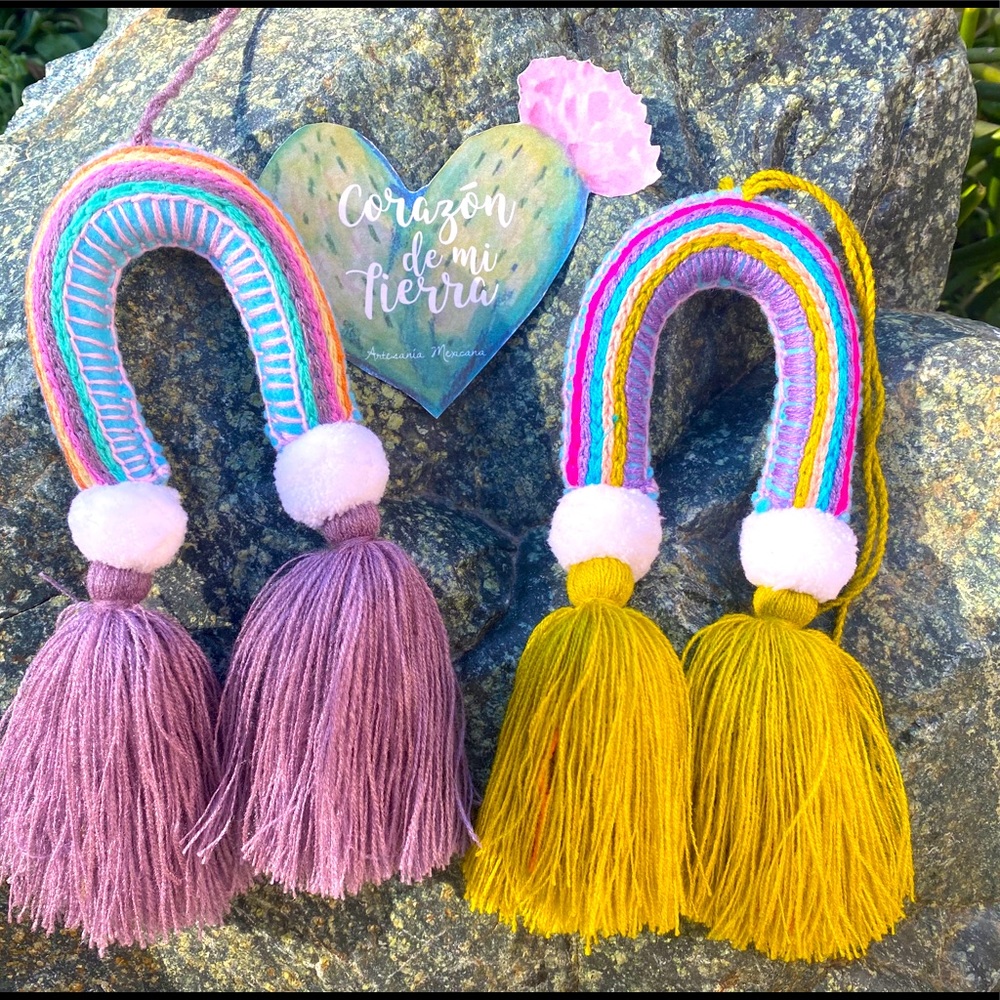 Rainbow tassels